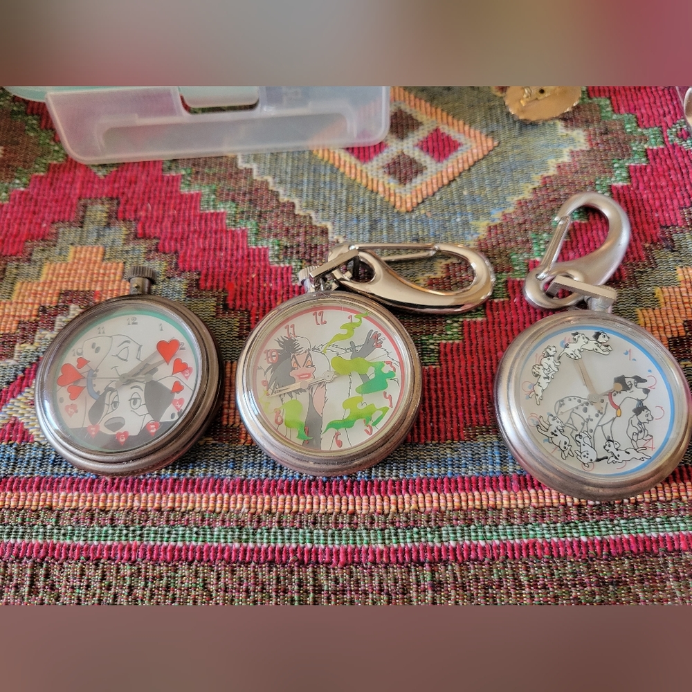 101 Dalmatian pocket watches set